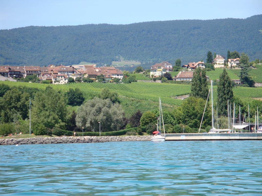 Hotel Restaurant Le Chalet Cortaillod Bagian luar foto